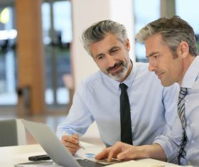 Help of coworker Stock Photo 08