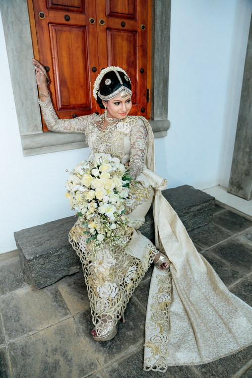Indian bride wedding photography Stock Photo