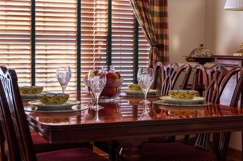 Indoor dining table Stock Photo 04