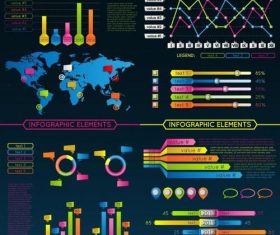 Infographics graphic design vector