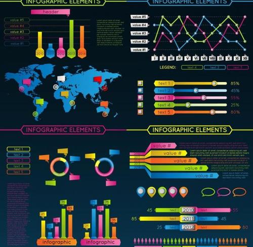Infographics graphic design vector