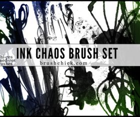 Ink and Chaos photoshop brushes