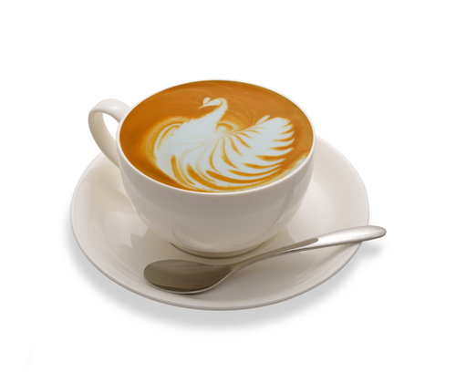 Latte Art - Perfect Coffee Stock Photo 04
