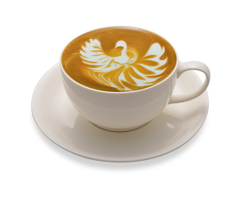 Latte Art - Perfect Coffee Stock Photo 10