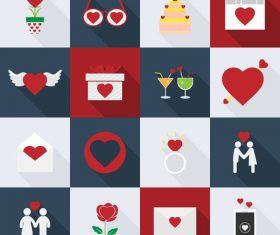 Love material vector