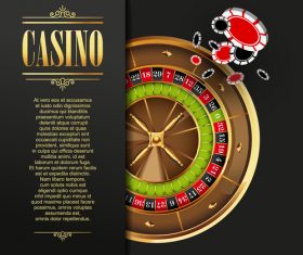 Luxury casino background design vector 03