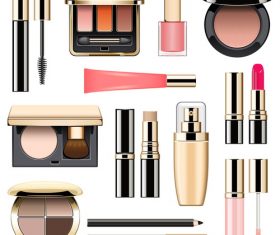Makeup design vectors material