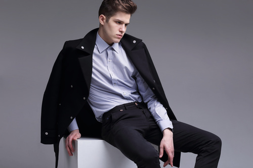 Young Male Fashion Model Posing Casual Stock Photo 134705912 | Shutterstock