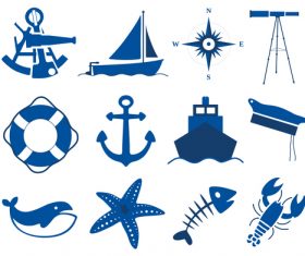 Maritim icons set 03