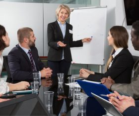 Market share meeting Stock Photo 01