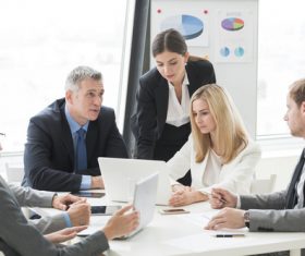 Market share meeting Stock Photo 02