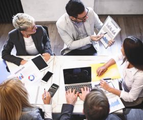 Market share meeting Stock Photo 03