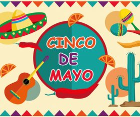 Mexican style design vector