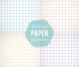 Notepad paper pattern design vector 01