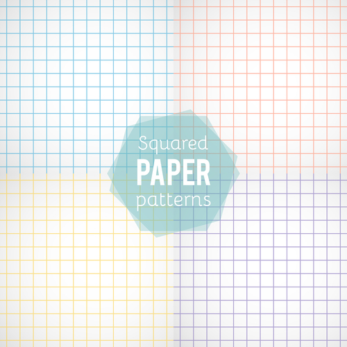 Notepad paper pattern design vector 01