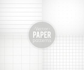 Notepad paper pattern design vector 04