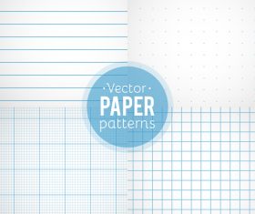 Notepad paper pattern design vector 05