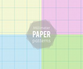 Notepad paper pattern design vector 08