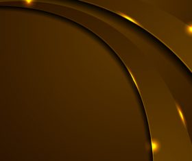 Orange glow waves background vector