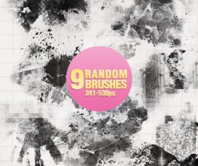 Paint ink Photoshop Brushes