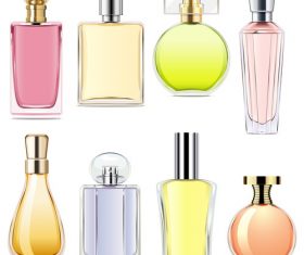 Perfume design vectors material 02