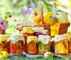 Pickled Canned vegetables Stock Photo 01