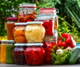 Pickled Canned vegetables Stock Photo 06