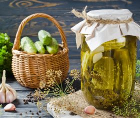 Pickled cucumber Stock Photo 01