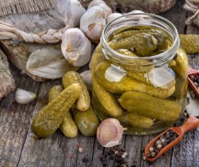 Pickled cucumber Stock Photo 03