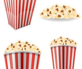 Popcorn illustration vectors 01