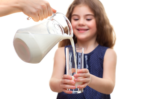 Pour the milk Stock Photo 01