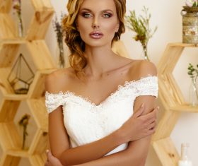 Pretty blond woman Stock Photo 01