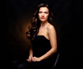 Pretty decent woman Stock Photo 03