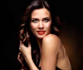 Pretty decent woman Stock Photo 07