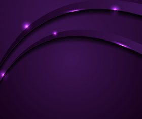 Purple glow waves background vector