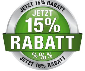 Rabatt jetzt labels vectors 03