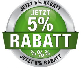 Rabatt jetzt labels vectors 05
