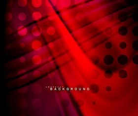 Red vector abstract wave background 02