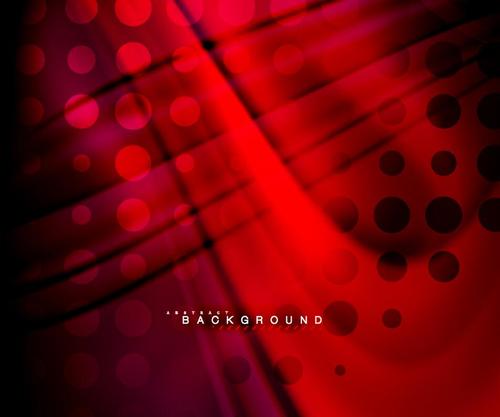 Red vector abstract wave background 02