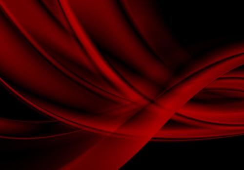 Red vector abstract wave background 03