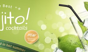 Seasonal cocktails poster design vector 02