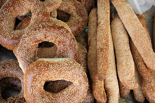 Sesame bread Stock Photo 02