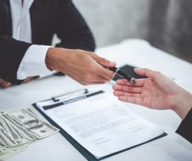 Signing Contract Stock Photo 01