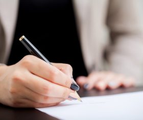 Signing Contract Stock Photo 03