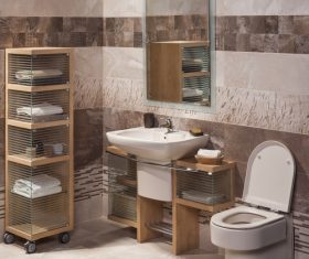 Simple modern bathroom Stock Photo 04