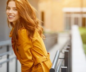 Smiling gorgeous woman Stock Photo 01