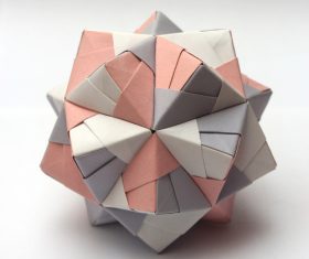 Stock Photo Colorful Modular Origami Ball 05