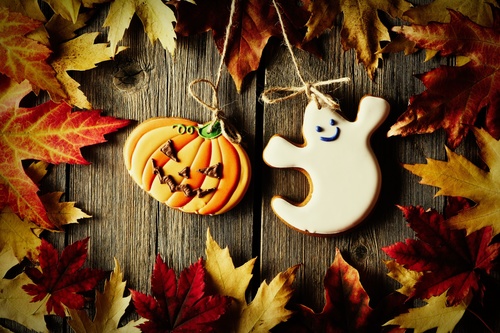 Stock Photo Halloween decorative design of pumpkin 04