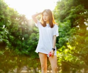 Stock Photo Hand holding colas white T beauty photography