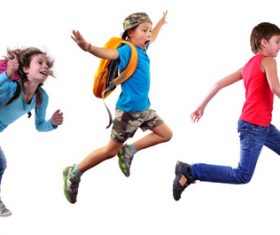 Stock Photo Jumping children 01